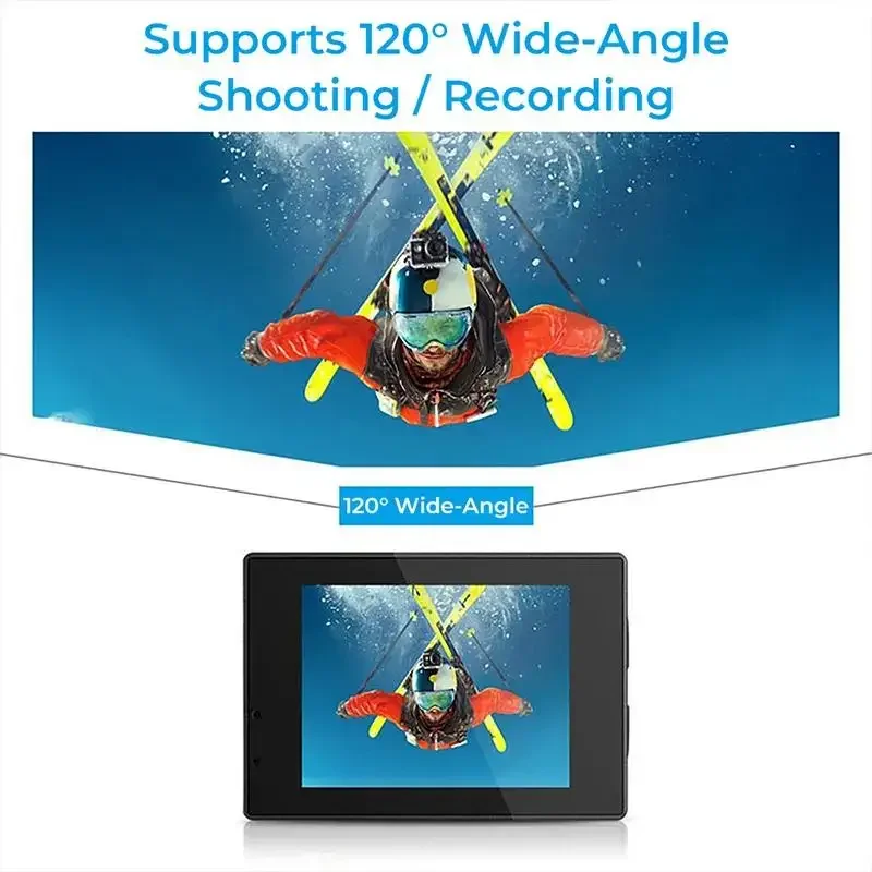 1080P Underwater Waterproof Multifunctional Sports Camera For Outdoor Riding Locomotive Diving