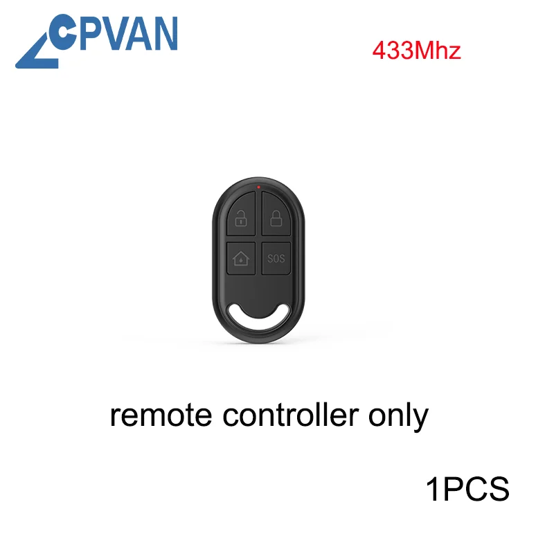 CPVAN Wireless Home Security PIR Motion Detector with Remote Control and Door Sensor Alarm