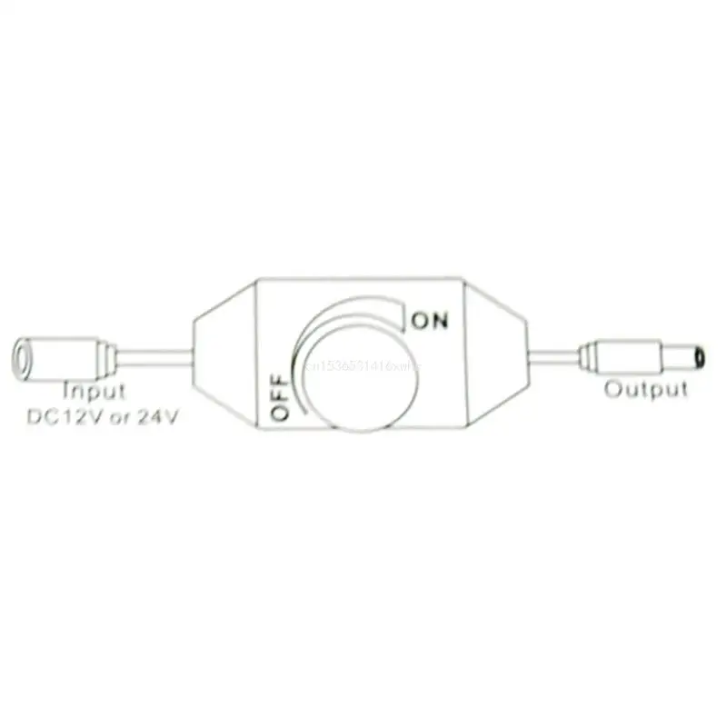 Dropship LED 단색 조명 S 용 어댑터 용 새로운 12V 수동 조광기 밝기