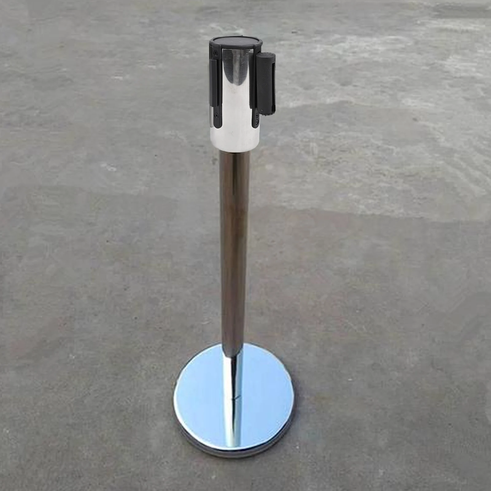 Retractable Barrier Strip Stainless Steel Housing Wall Mount Retractable Strip For Banks For Parks For Schools Queue Barrier
