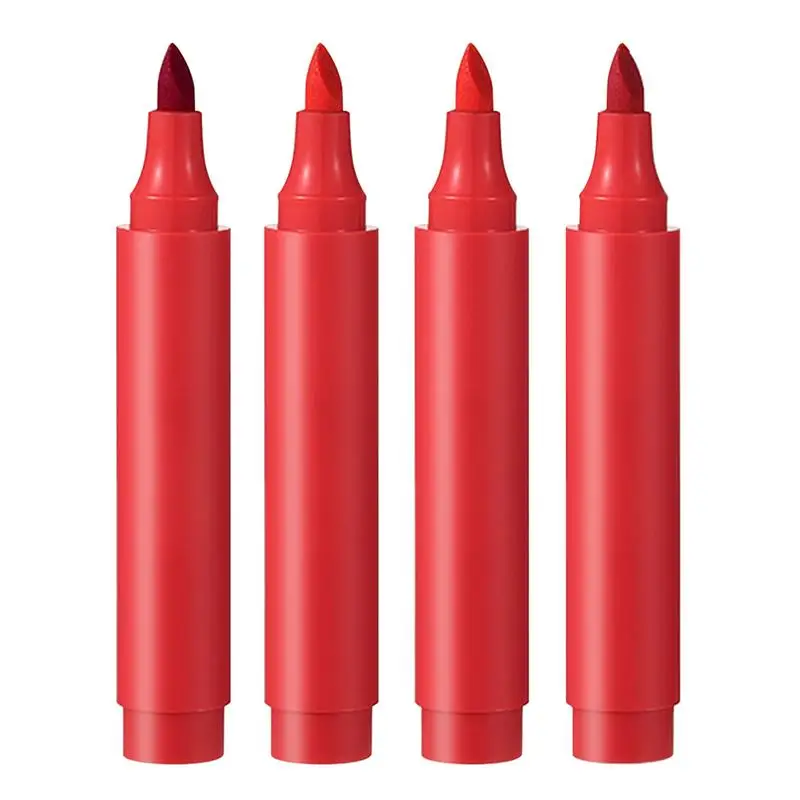 

Long-Lasting Lip Stain Long Lasting Waterproof Lip Marker Smudge Proof Precise Chisel Tip Marker Hydrating Matte Finish Lip