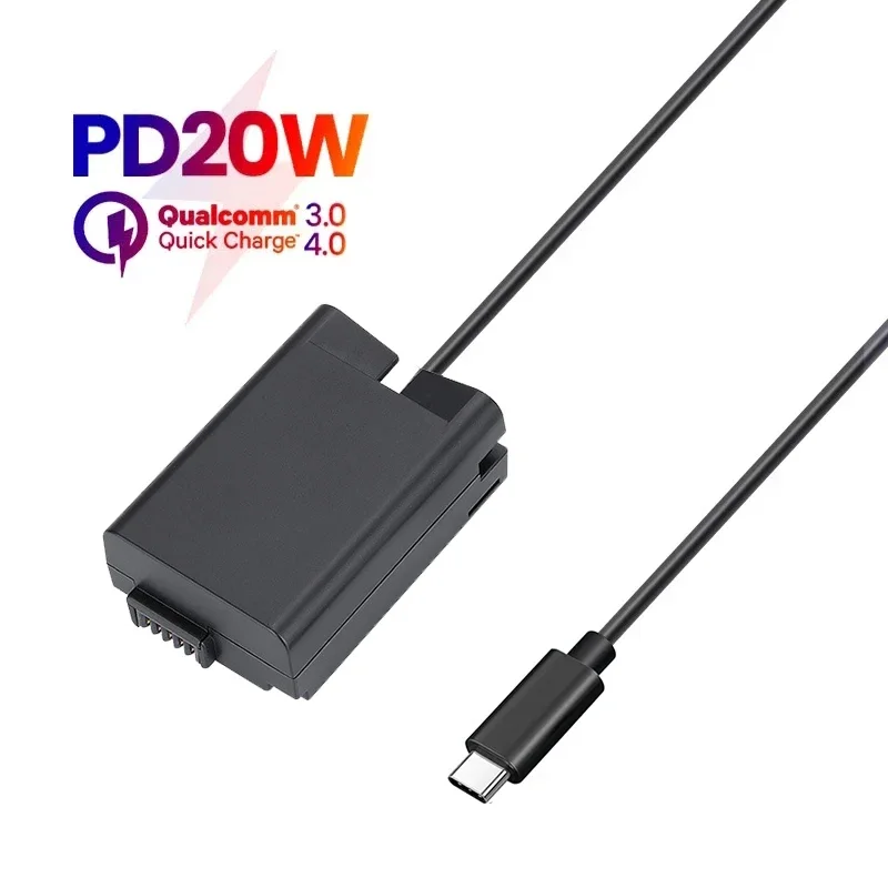 PD Type USB C VFB12502 EN-EL25 Dummy Battery Power Adapter For Nikon ZFC Z50 Z30 Camera Charger ENEL25 EP-5G battery charger dummy battery