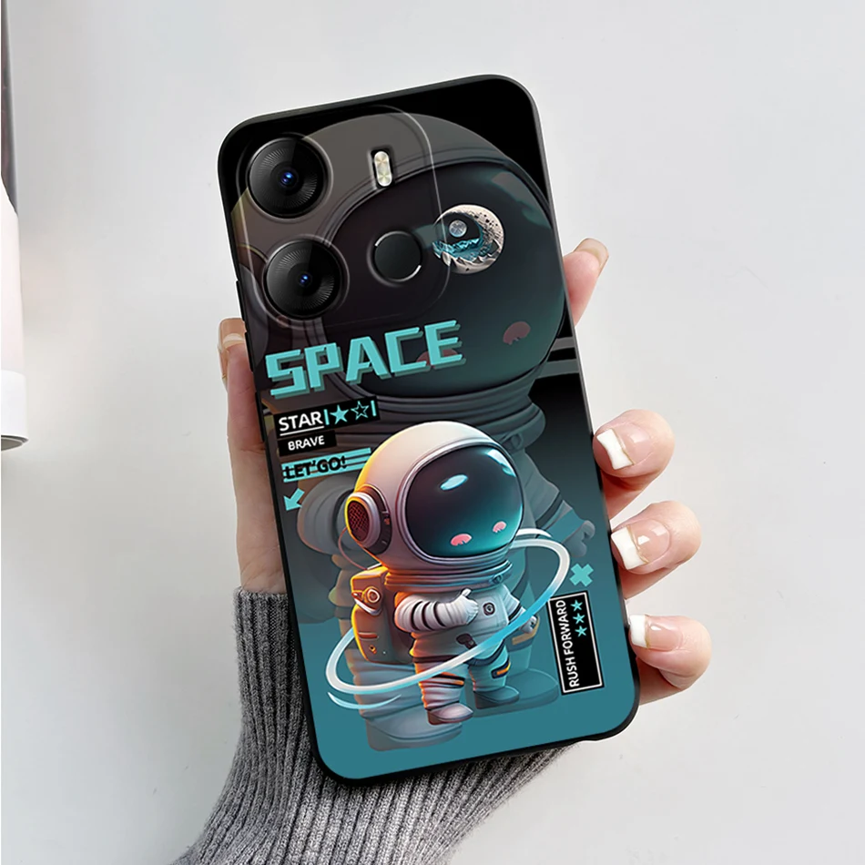 Luxury Marble Soft Silicone Phone Case - Tecno Pop 7 Series