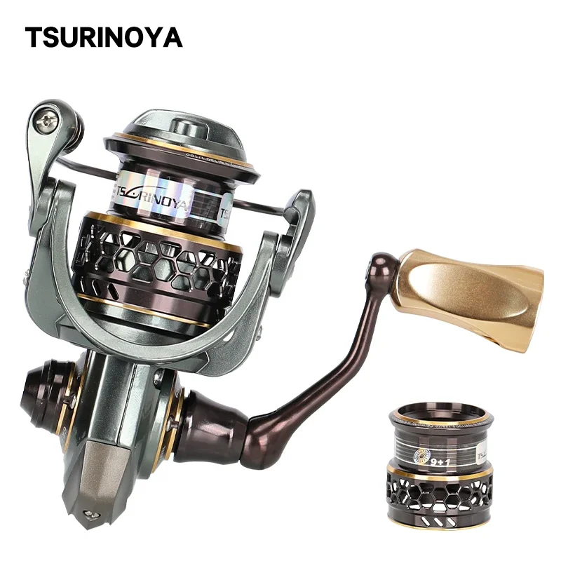 TSURINOYA-Jaguar-1000-2000-3000-Long-Casting-Double-Spool-Stainless ...