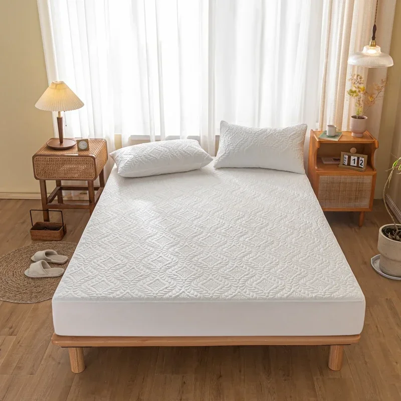 100WaterproofMattressCoversProtectorAdjustableBedFittedSheets