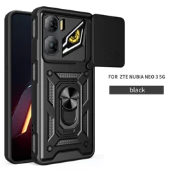 ZTE nubia Neo3 Custodia Armor con Anello Magnetico e Protezione Slide per Fotocamera