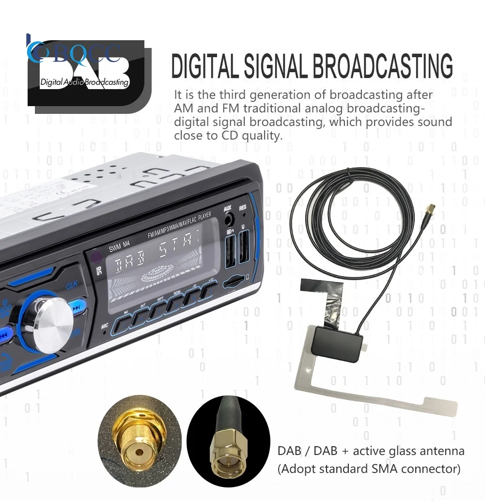 DAB Car Radio with CD Player & Bluetooth, DSX-A510BD