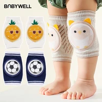 Infant Baby Knee Pads Breathable Cotton Kneepads Protector For 0-2 Years Cute Animals Kids EVA Knee Pad Leg Warmers Wholesale 1