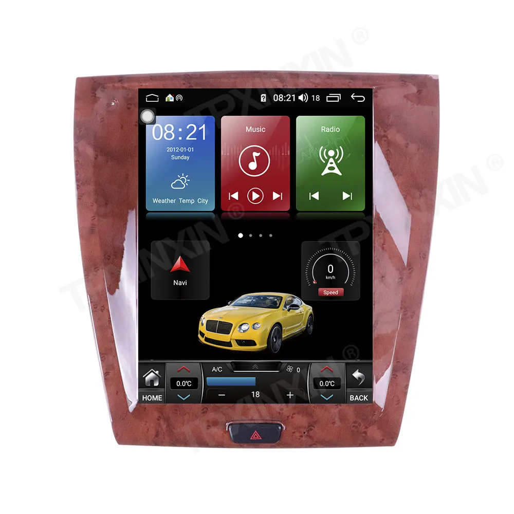

12.1 Inch Car Radio Android 13 CarPlay For Jaguar XK XKR XKR-S 2007-2015 Multimedia Stereo Player GPS Navigation QLED Head Unit