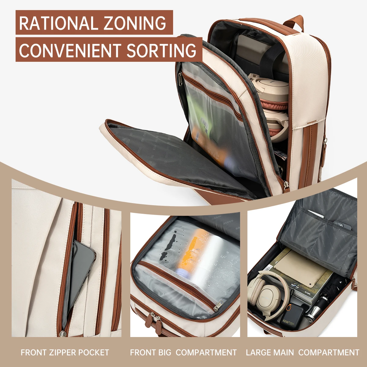 Backpack for Women 2025 New Simple Business Computer Backpack Outdoor Large Capacity Travel Bag Student School Bag for Boys