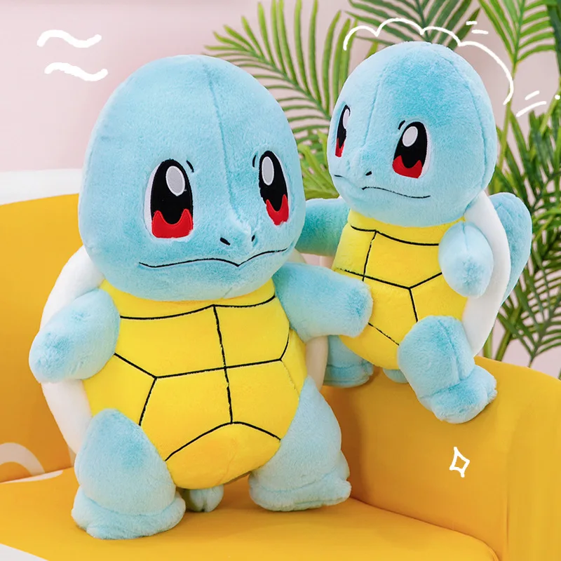 

Плюшевая игрушка, размер 35-60 см, модель TAKARA TOMY, аниме, Покемон, Сквиртл, кукла, кавайная Подушка с покемонами, животные, детские подарки на день рождения