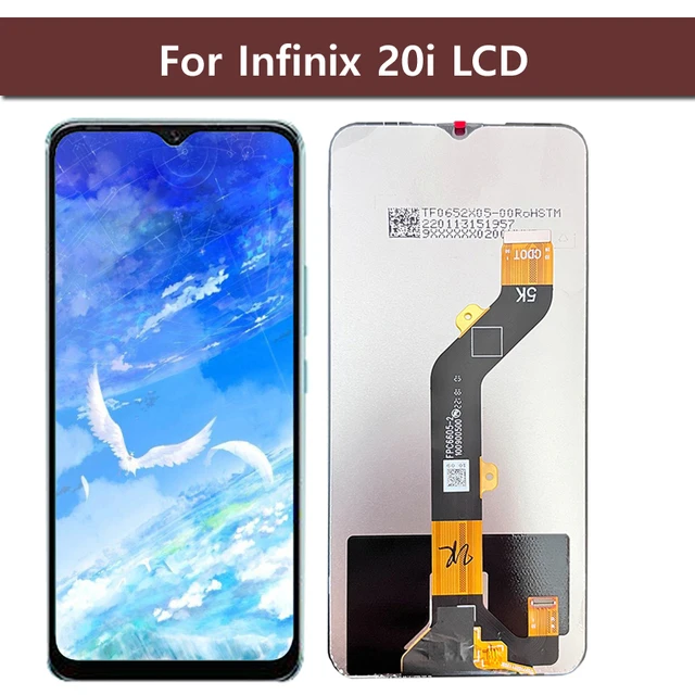 Tela LCD e conjunto completo de digitalizador para Infinix Hot 20i