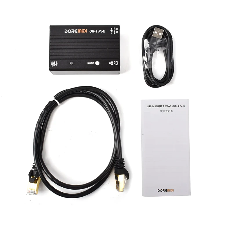 DOREMiDi 고속 USB MIDI 네트워크(UR-1 PoE) - RTP MIDI 네트워크 MIDI 박스 인터페이스