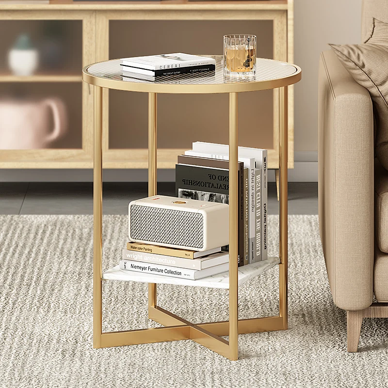 

Legs Metal Minimalist Side Table Luxury Bedroom Modern Narrow Coffee Table Nordic Small Muebles Para El Hogar Balcony Furnlture