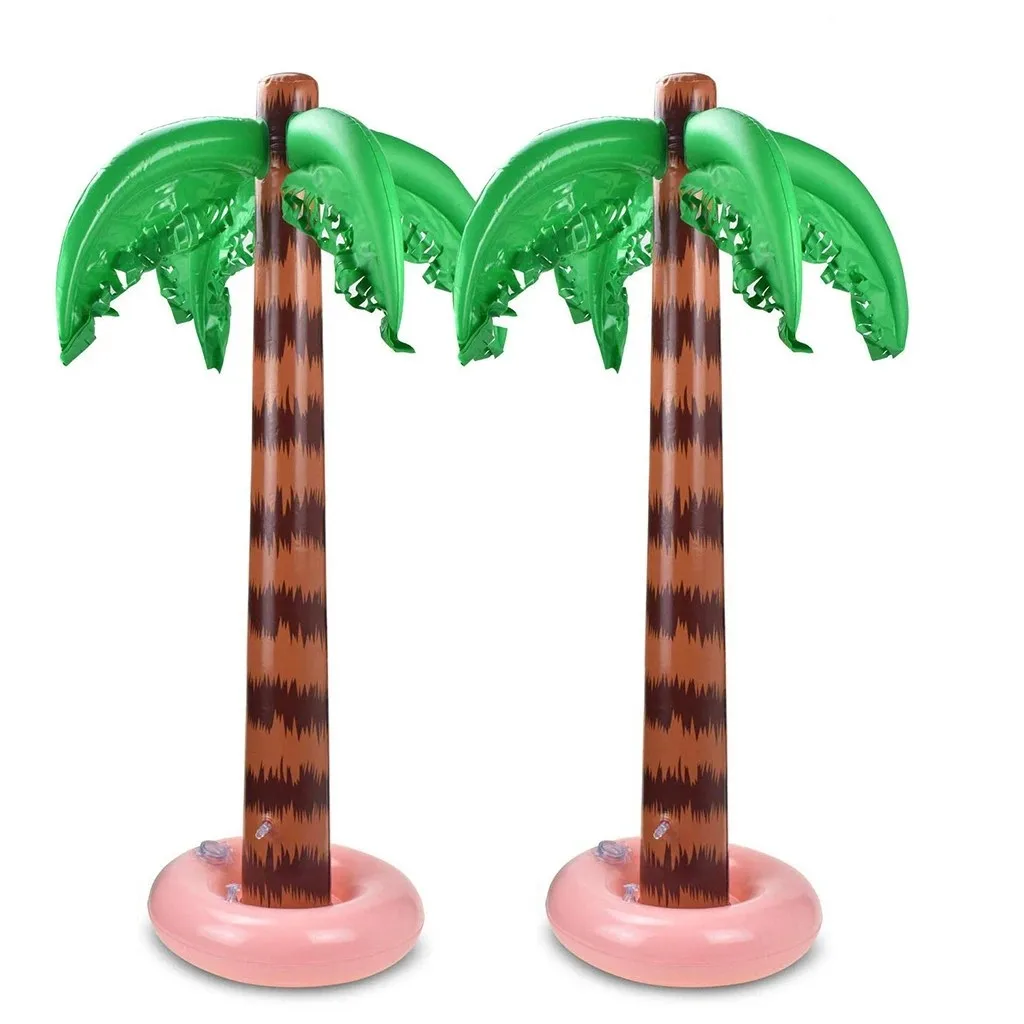 

90cm Inflatable Coconut Tree Children Outdoor Toys Baby Bath Toy Swimming Pool Palm Tree Toy Funny Summer Beach Party Game Decor