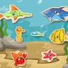 Magnetic Fishing Game Suitable For Young Children Wooden Letter Puzzle Maze Board Preschool ABC Capital Letter Matching Game 2