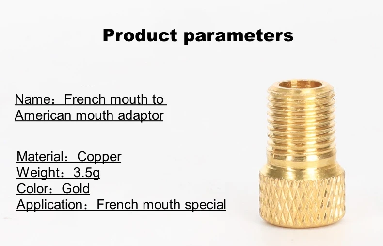 Description Picture 2 of item5Pcs Wheel Tire Transfer Valve Adapter Presta To Schrader Cinverter Road Bike Cycle Bicycle Punp Tube