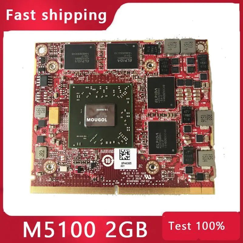 

Firepro M5100 216-0846000 109-C42241-00 2GB DDR5 VGA Video Graphic Card CN-05FXT3 5FXT3 for DELL Precision M4800 M4700 M4600
