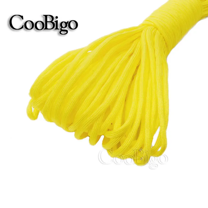 Durable 4mm Solid Color Parachute Cord for DIY Craft and Bracelet Making
