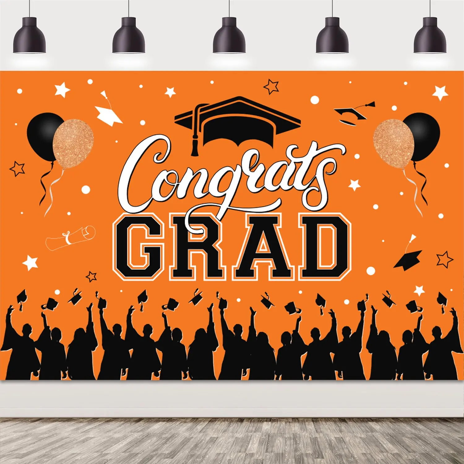 

2023 Graduation Decorations, Congrats Grad Graduation Photography Backdrop Banner for College High School Middle School Decor