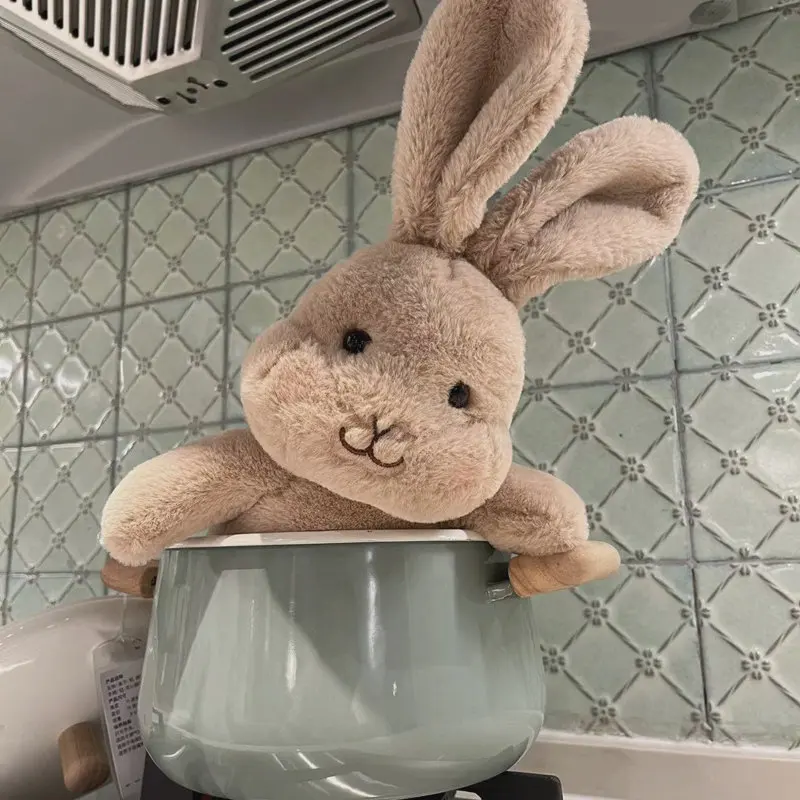 Nordic-European-Style-Bunny-Plush-Toy-Movable-Head-Rabbit-Cuddly ...