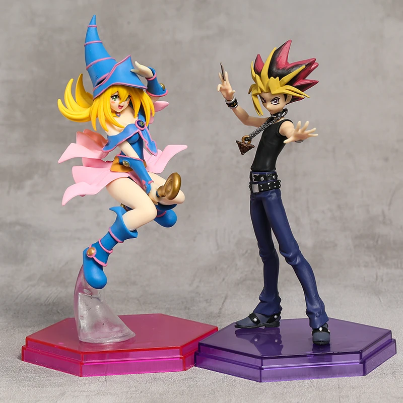 

Yu-Gi-Oh! Duel Monsters Yami Yugi ATEM / Dark Magician Girl Mana PVC Figure Anime Figurine Model Toy Doll Gift