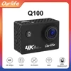 Ourlife Q100 WiFi Action Camera 4K 16MP 30M Waterproof 4x Zoom 2.0" Screen Sport Video Action Cameras Bicycle Helmet Action Cam 1