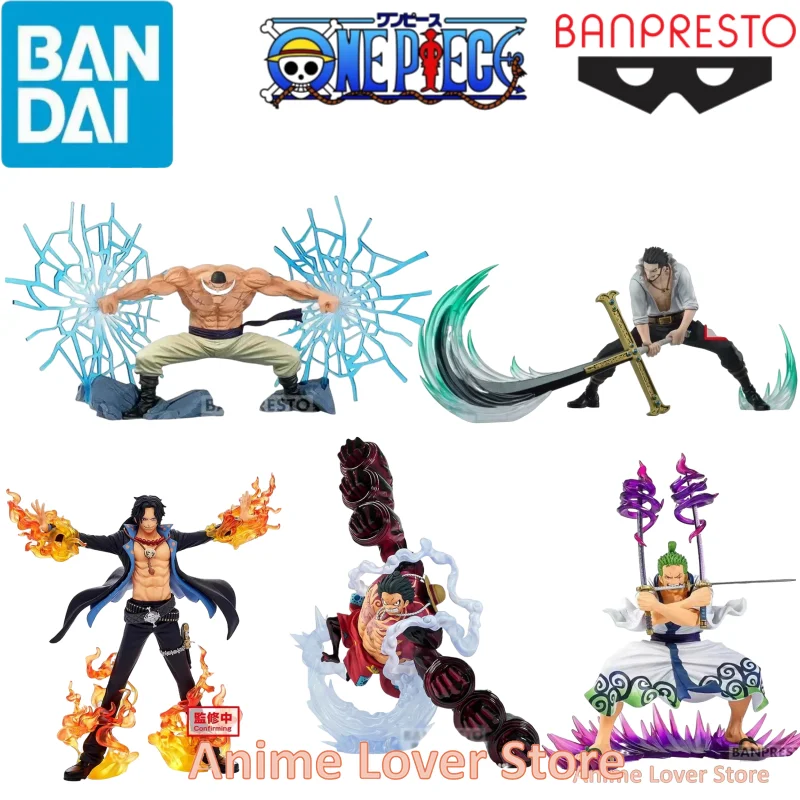 

Bandai Banpresto Original One Piece DXF SPECIAL Luffy Ace Zoro Edward Newgate Dracule Mihawk Anime Figures Toys for Kids Gift