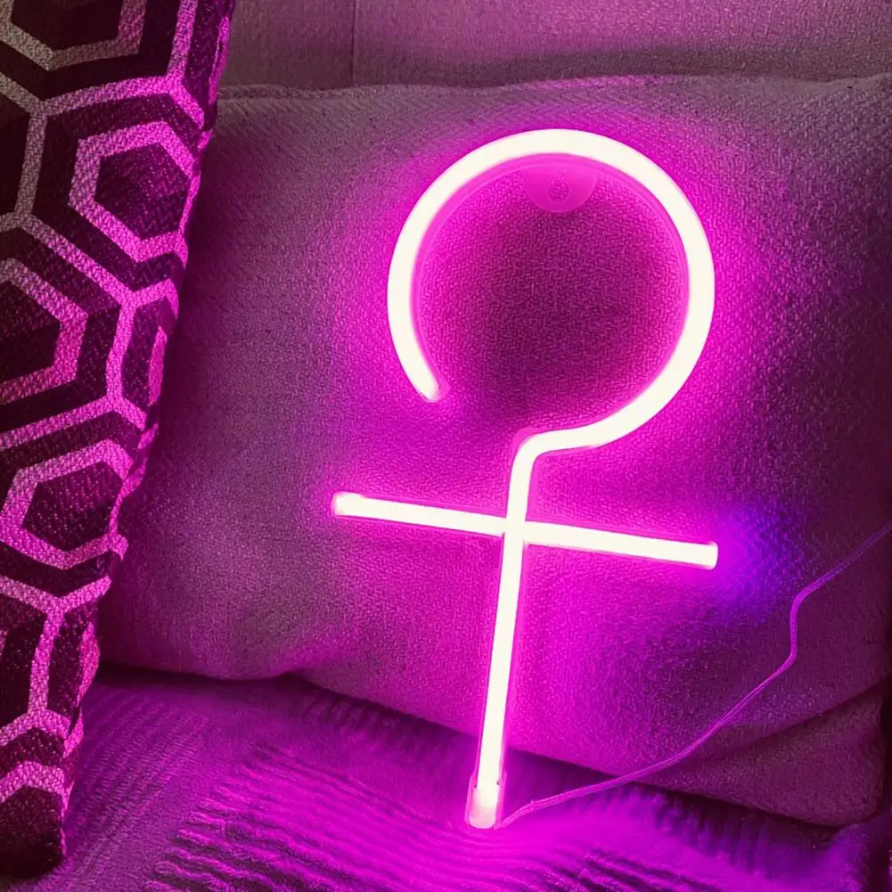 

Neon Sign Light Energy-saving LED Neon Light Soft Lighting Decorative Useful Desktop Neon Sign Ornament LED Lamp