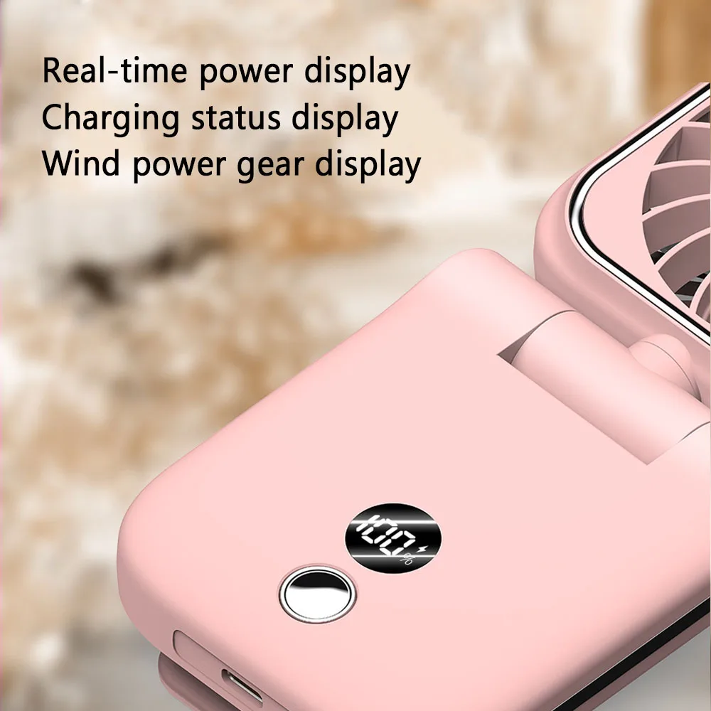 Portable Mini Hand Clip Fan USB Charging Quiet Desktop Electric Fan High Quality Student Dormitory Small Cooling Ventilador Fans