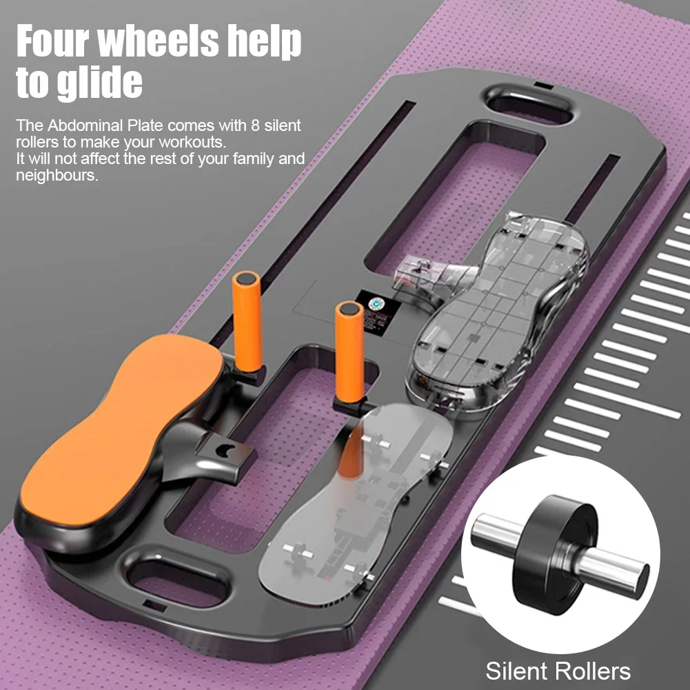 Multifunctional Abdominal Board fitness board Push up Board automatic rebound abdominal muscle curling, home fitness equipment