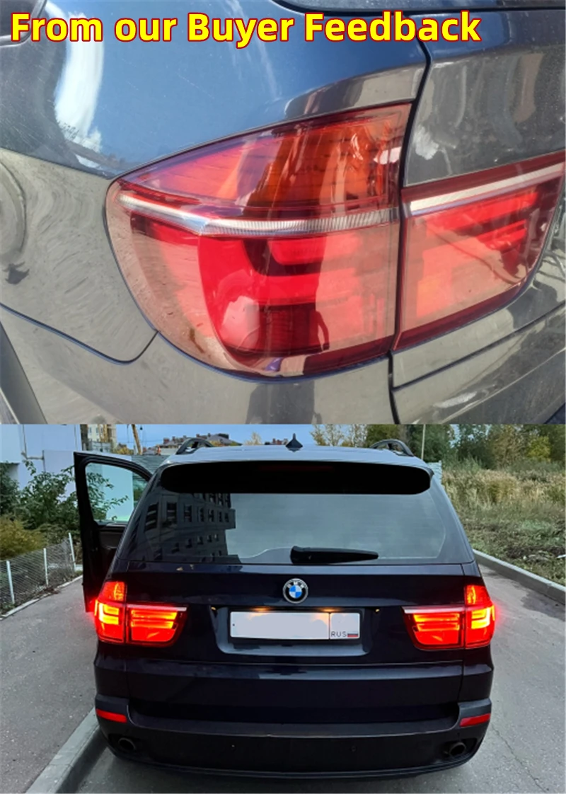 BMW X5 Tail Light 20072011 Pair BM2804103 and Passenger