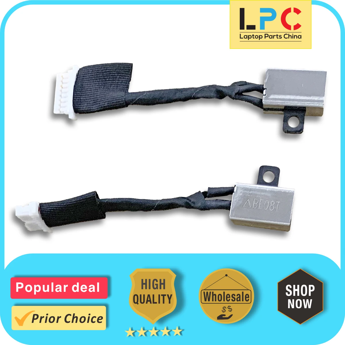 Presa Di Ricarica DC Jack Per Dell Inspiron 5481, 5482, 5591 - Cavo 0WJXD9