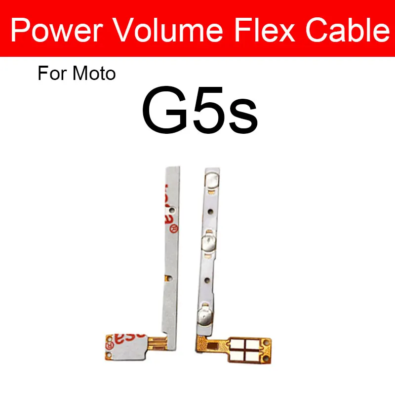 Enhanced Power Volume Side Buttons Flex Cable - Volume Keys Flex Ribbon Spare Parts