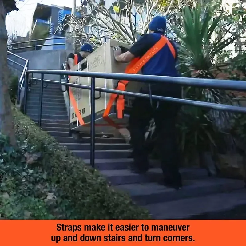 2-Person Labor Saving Furniture Moving Straps - Heavy Duty Lifting Belt for Appliances Mattresses with Adjustable Tension（2 pcs）