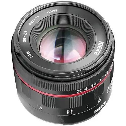 Meike MK-50mm F/1.7 렌즈, 후지 X, E, M4/3, EOS R용 최대 조리개 F/1.7