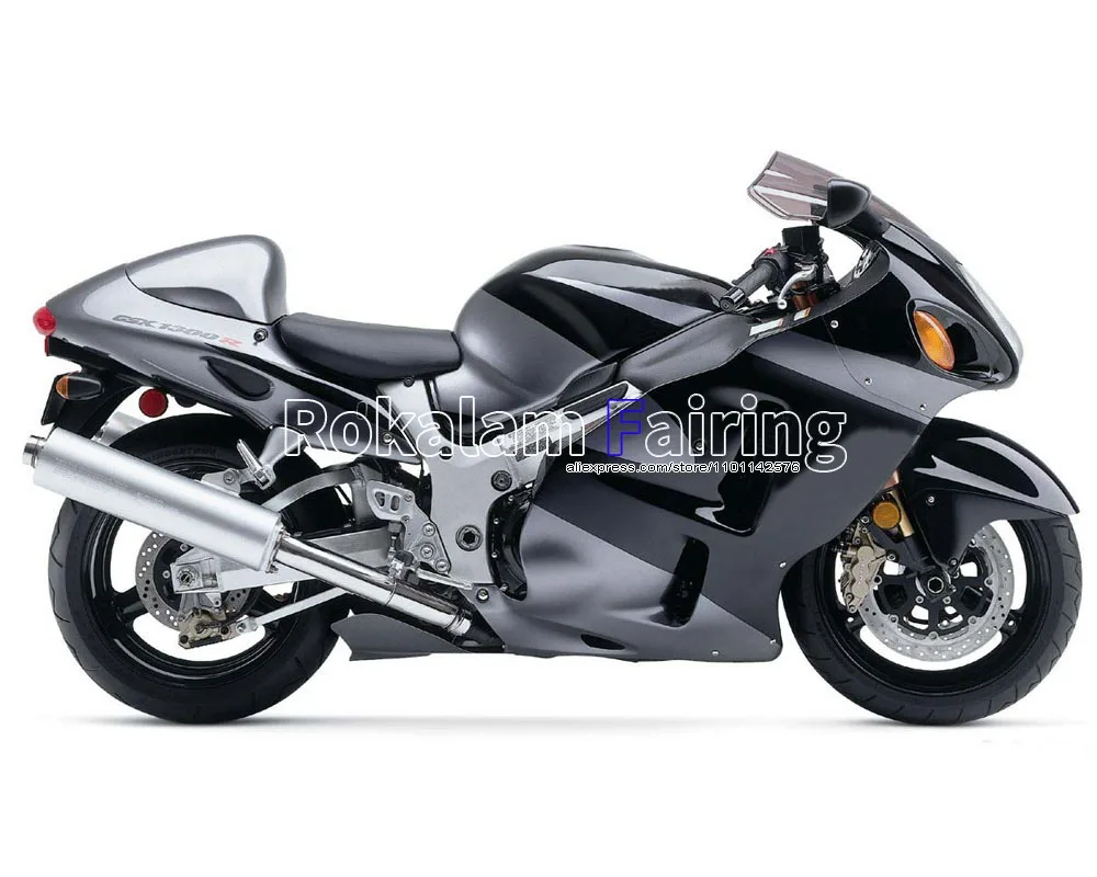

Мотоциклетный корпус для Suzuki Hayabusa GSX-R1300 1999-2007 GSX-R1300 99-07 GSXR1300 черные Серебряные Обтекатели для Спортивного Велосипеда (литьё под давлением)