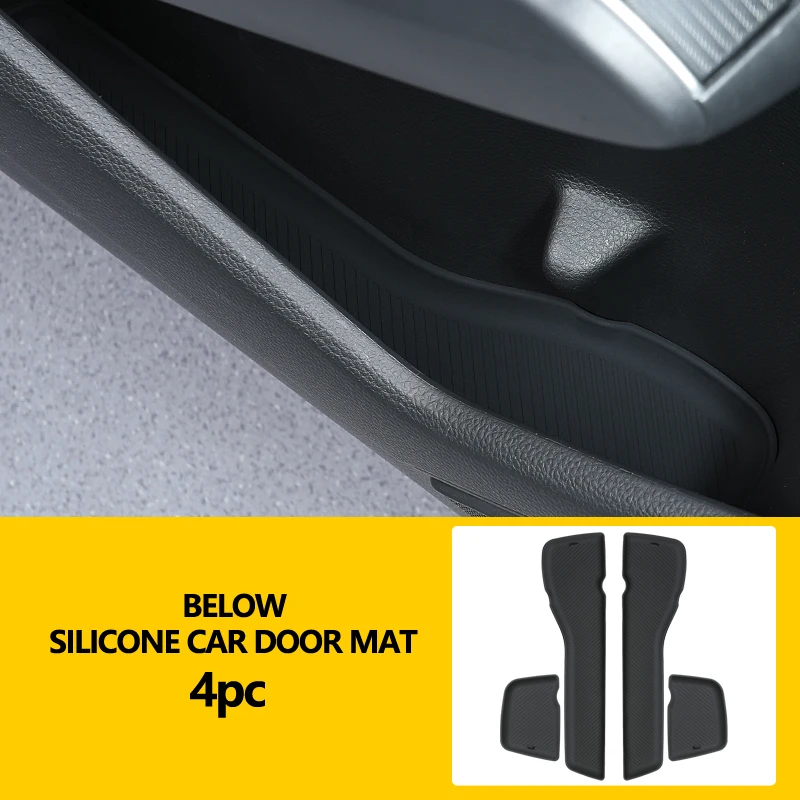 Für 2022-2025 11. Generation Civic Limousine Si Type R Schrägheck Hybrid, Türgriff-Anti-Rutsch-Pad, Türschlitz-Pad, Aufbewahrungspad, Schwarz – Detail 7