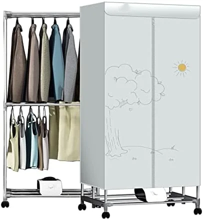 

Dryer, New Lock Tube Clothes Dryer, 1000W Dryer, Double-layer Foldable Portable Dryer for Apartments V clothes dryer Lavadora p