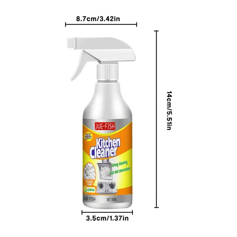 Multipurpose Kitchen Oil Stain Cleaner Rust Remover Cleaning Foam Spray cleaning spray