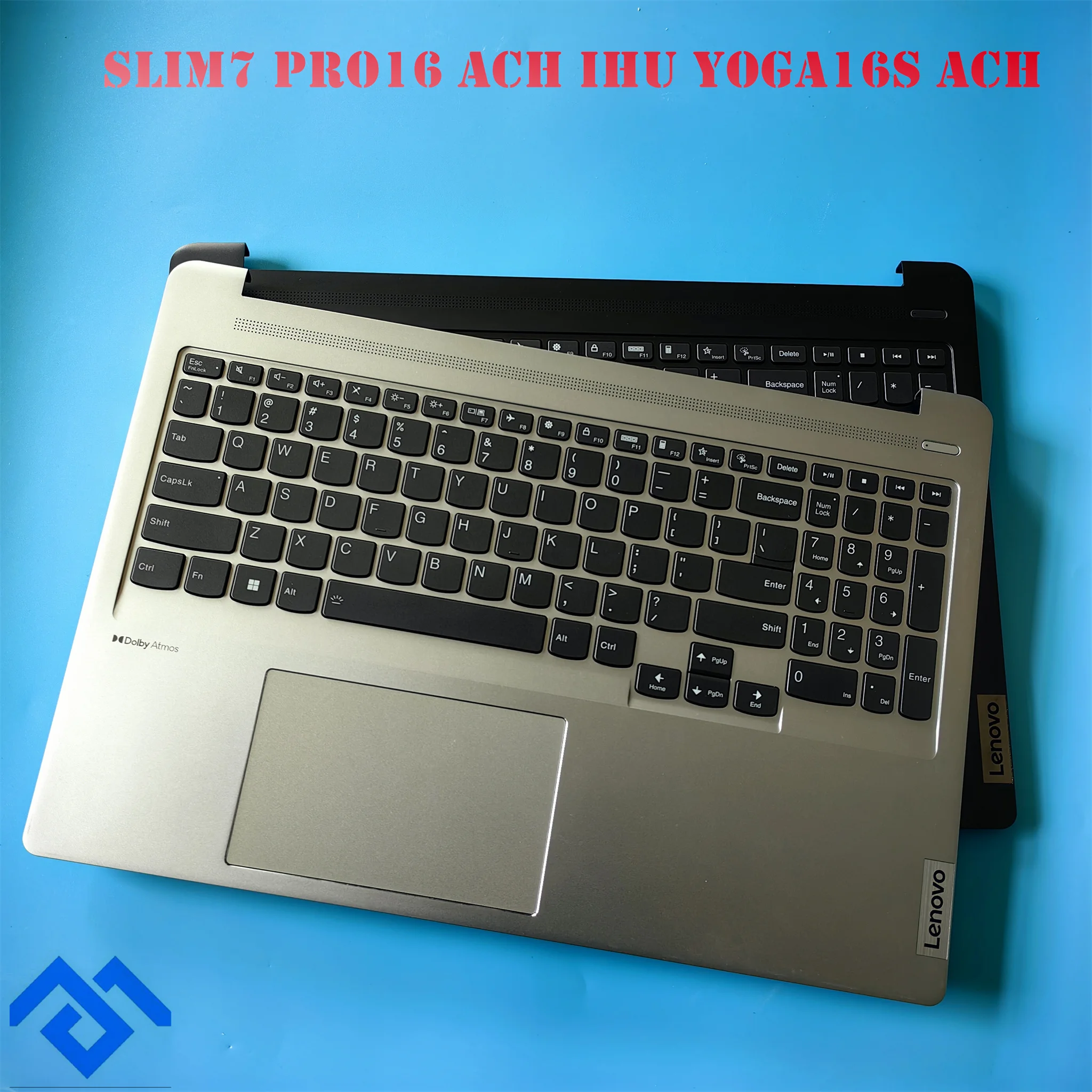 

Подсветка для клавиатуры с английской раскладкой для LENOVO IDEAPAD YOGA 16S ACH2022P Slim7 Pro16 ACH6 IHU6 82QQ серия серая
