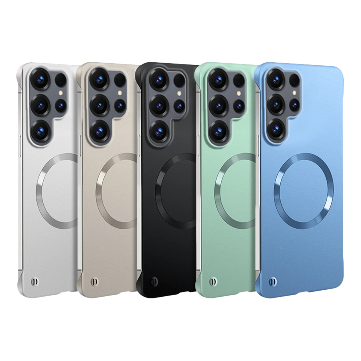 Ultra Thin Frameless Magnetic Phone Case with Matte Finish