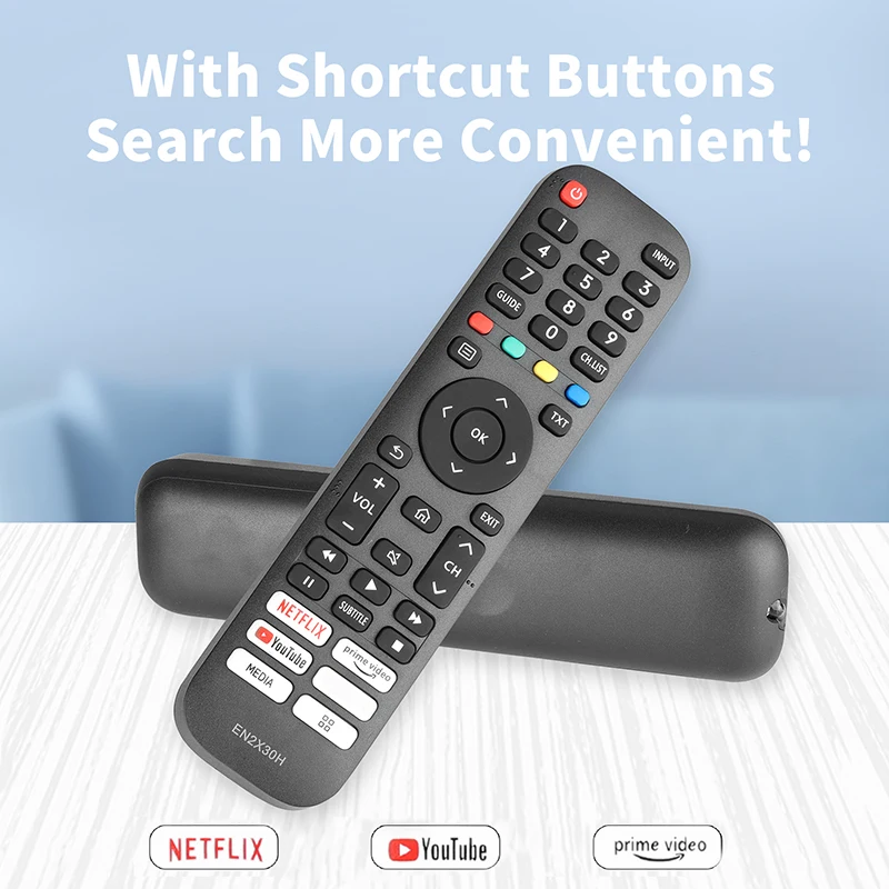 Controle Remoto En2x30h para Hisense Smart tv 32a5600f 32a5620f 40a5600f 40a5620f A20251k A210502 Smart tv em Casa - Image 6