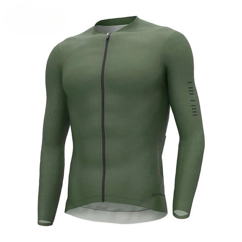 Summer Cycling Long-sleeved Breathable Cycling Clothing Top Men's Thin Long-sleeved Jersey