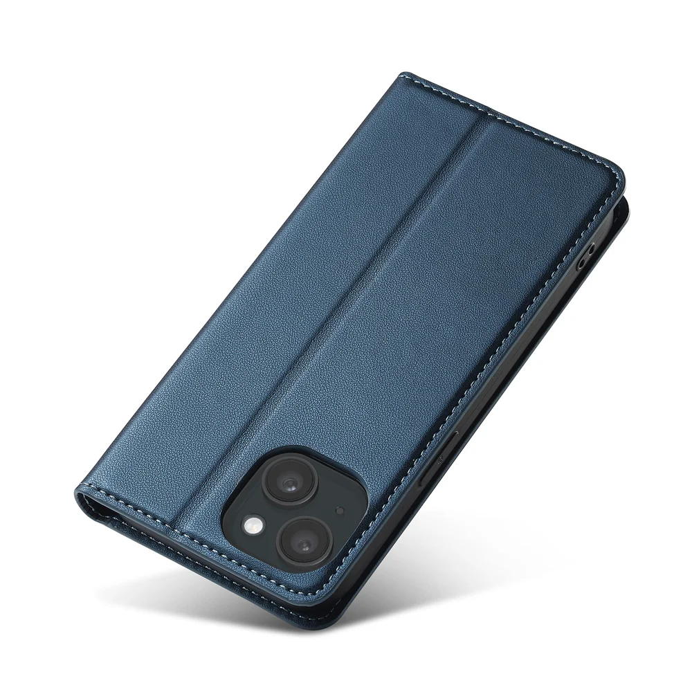 Leather Wallet Flip Phone Case with Enhanced Protection and Elegant Design