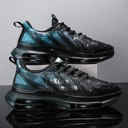Unisex Lightweight Comfort Sneakers for Running, Walking, and Casual Athletic Wear (Blackgreen)