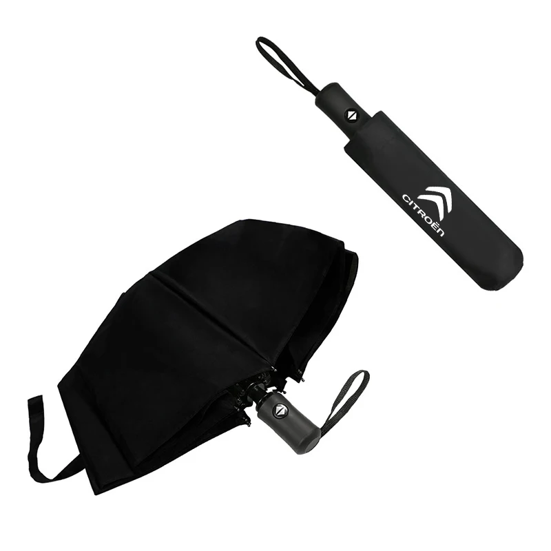 For Citroen C1C2C3 C4 C5 C6 ELYSEE VTS Xsara C-Crosser Berlingo Jumpy Car Fully Automatic Folding Umbrella Sunshade Accessories