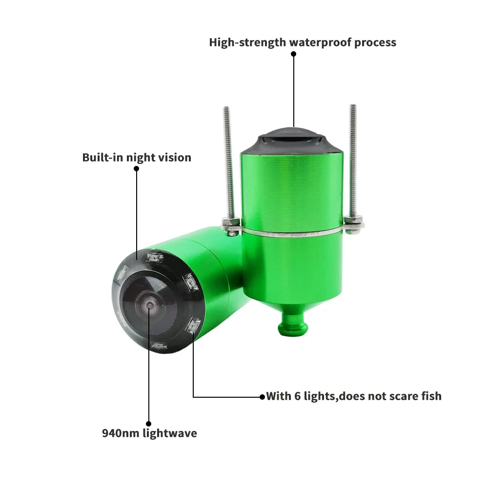 Underwater Camera For Winter Ice Fishing Finder Camera CVBS Format,15 Meter Cable Optional Tensile 75 Kg HD Fishing