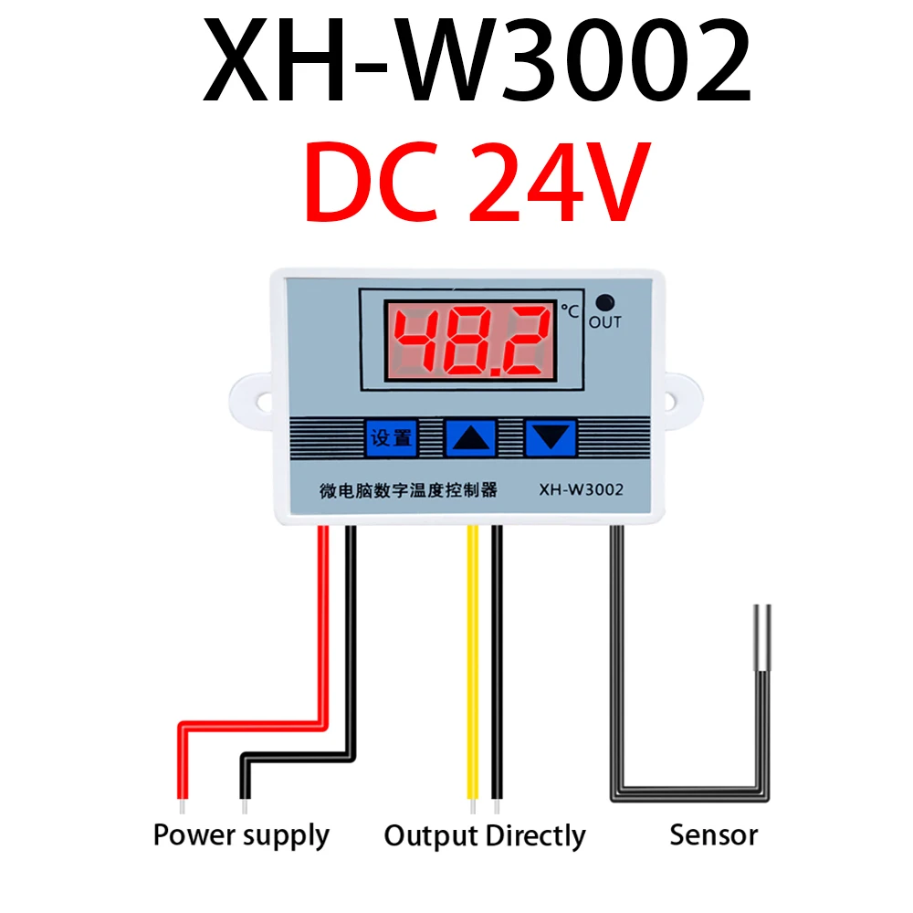 LED Digital Temperature Controller Thermostat for Incubators & Refrigerators