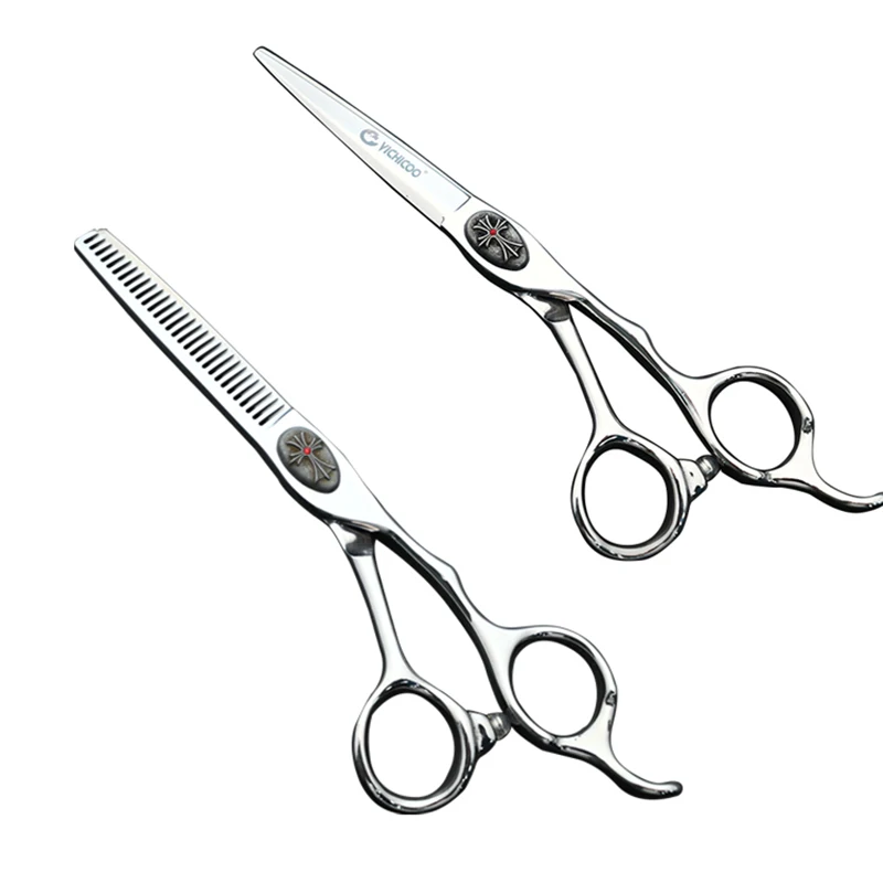 

Professional Hair Scissors Cut Hair Cutting Salon Scissor Makas Barber Thinning Shears Hairdressing Scissors Set